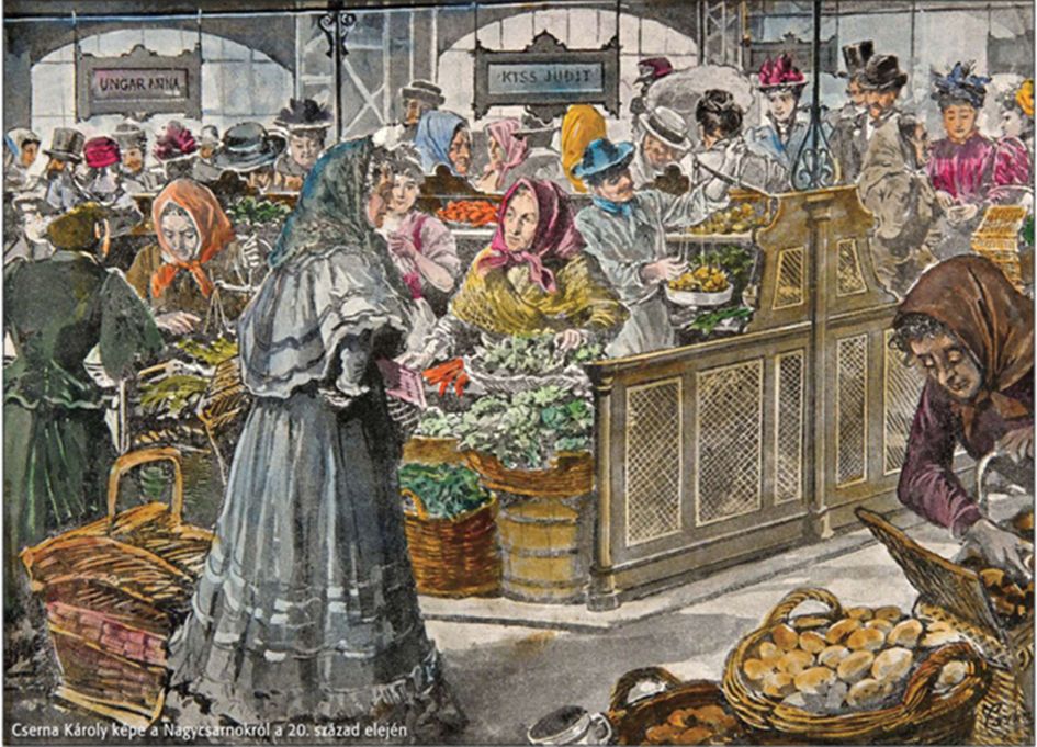 A Nagycsarnok a 20. század elején (piacok és csarnokok 1)